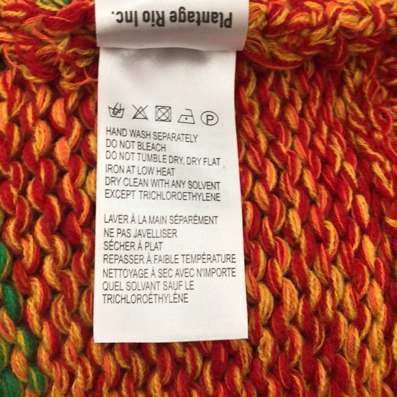 Farm Rio Multicolored yarn sweater. - Picture 16 of 16